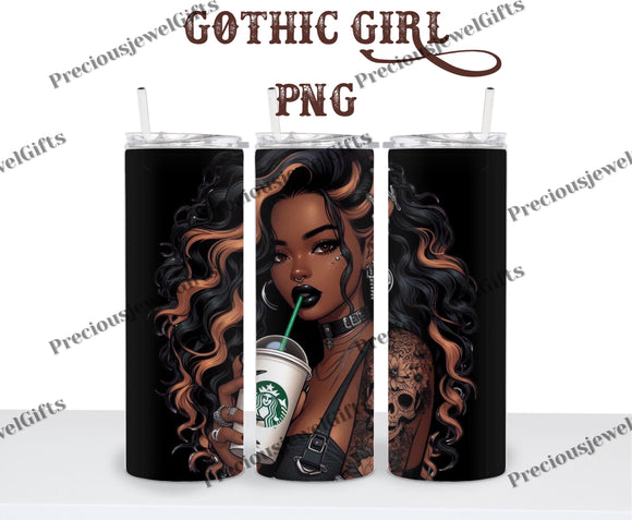 Gothic Girl PNG