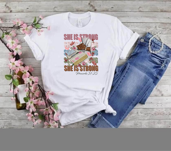 She Is Strong Sublimation T-shirt