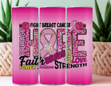 Breast Cancer Awareness Tumblers