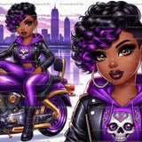 Biker Girl ( Purple )